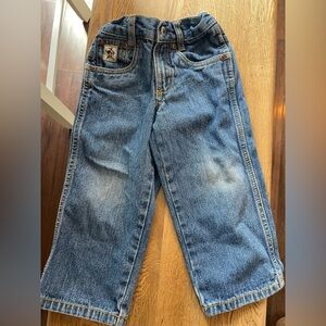 Cinch Blue Denim Jeans with Yellow Stitching